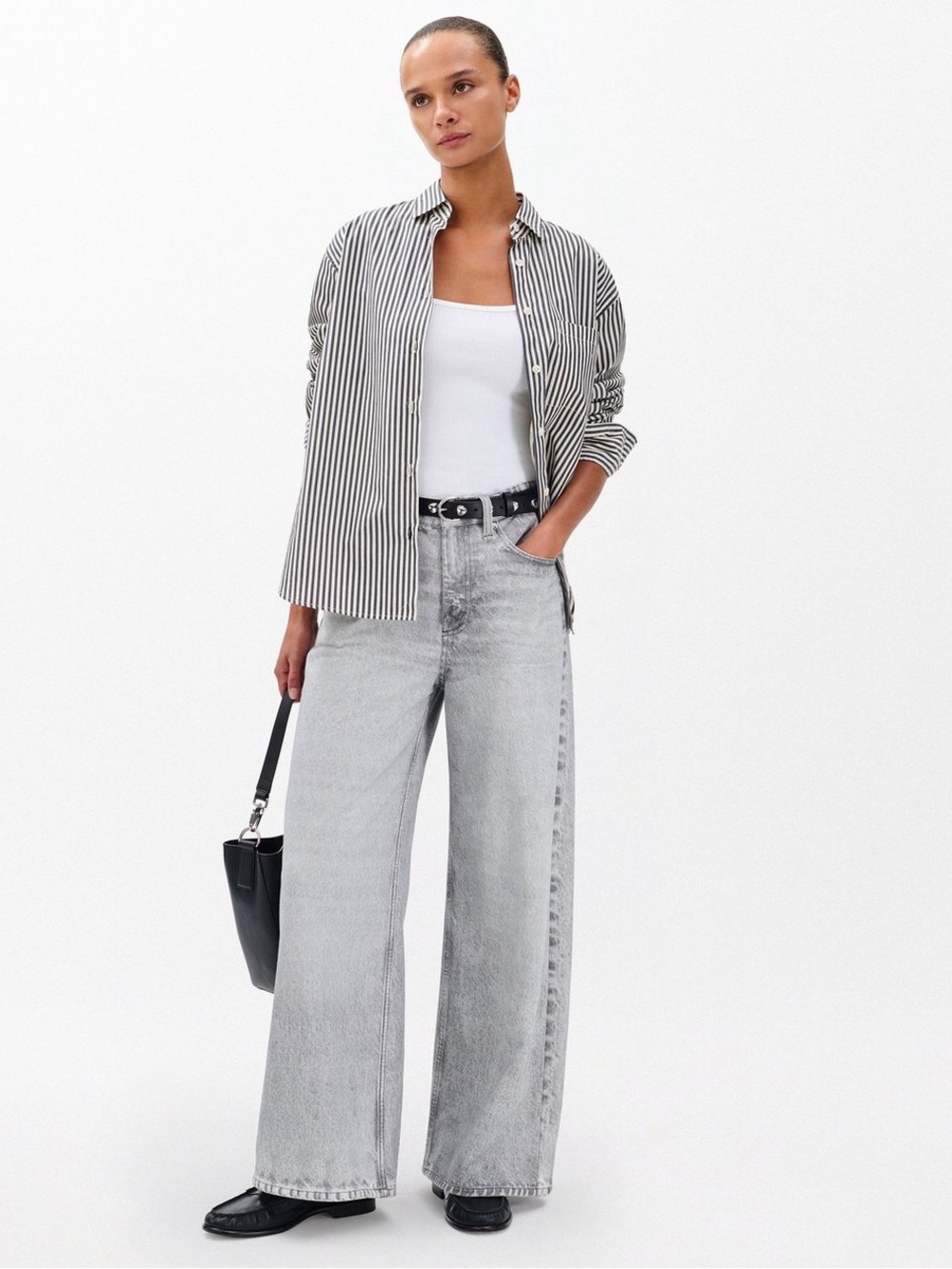 RAG & BONE Miramar Black Jeans L